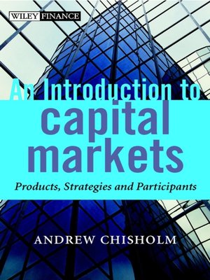 cover image of An Introduction to Capital Markets
